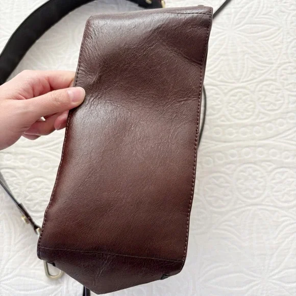 Hobo International Canyon Leather Shoulder Bag, Dark Brown